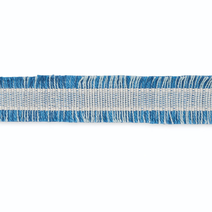 Ansley Cotton Braid Ivory/Delft B113-3 by Schumacher Trim SCHUMACHER TRIM PROGRAM COTTON 100% UNITED STATES OF AMERICA </p><p>Repeat: Horizontal: and Vertical: 1 - Fabric Carolina -