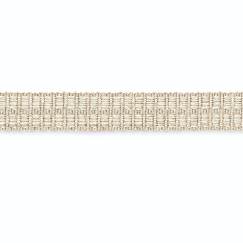 Ashland Braid Cream B118-3 by Schumacher Trim SCHUMACHER TRIM PROGRAM SILK 100% UNITED STATES OF AMERICA </p><p>Repeat: Horizontal: and Vertical: 0.625 - Fabric Carolina -