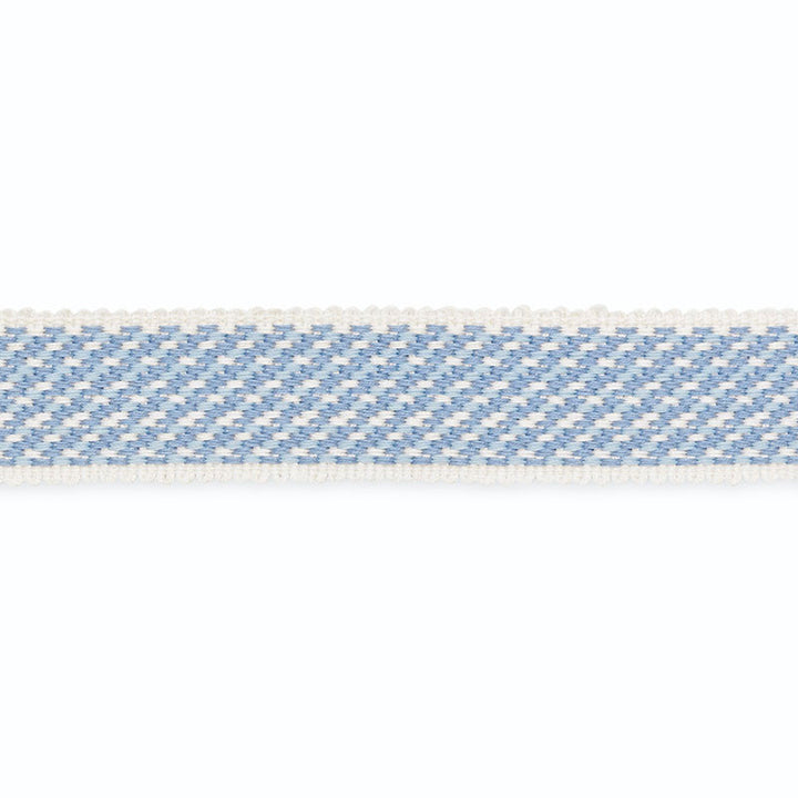 Nanette Braid Ivory/Powder Blue B145-2 by Schumacher Trim SCHUMACHER TRIM PROGRAM COTTON 100% UNITED STATES OF AMERICA </p><p>Repeat: Horizontal: and Vertical: 1 - Fabric Carolina -