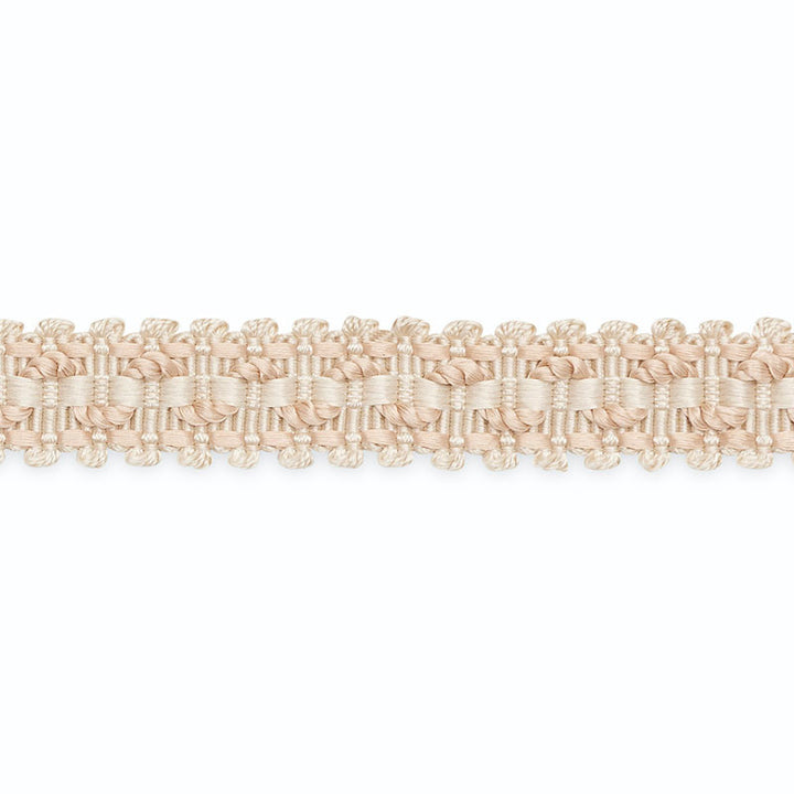 Roberta Braid Ecru/Peche B159-2 by Schumacher Trim SCHUMACHER TRIM PROGRAM SILK 100% UNITED STATES OF AMERICA </p><p>Repeat: Horizontal: and Vertical: 1 - Fabric Carolina -