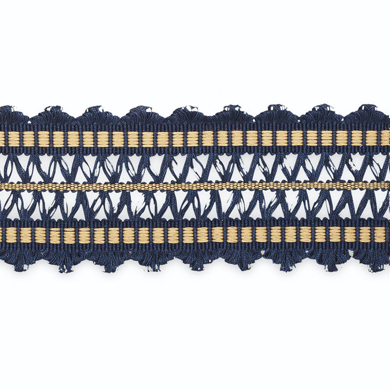 Nikita Braid Midnight/Cashew B181-11 by Schumacher Trim SCHUMACHER TRIM PROGRAM COTTON 100% UNITED STATES OF AMERICA </p><p>Repeat: Horizontal: and Vertical: 2 - Fabric Carolina -