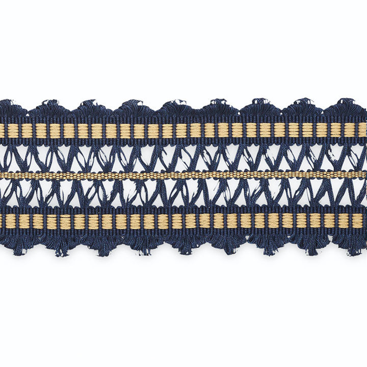 Nikita Braid Midnight/Cashew B181-11 by Schumacher Trim SCHUMACHER TRIM PROGRAM COTTON 100% UNITED STATES OF AMERICA </p><p>Repeat: Horizontal: and Vertical: 2 - Fabric Carolina -