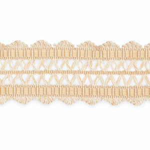Nikita Braid Peche/Oyster B181-3 by Schumacher Trim