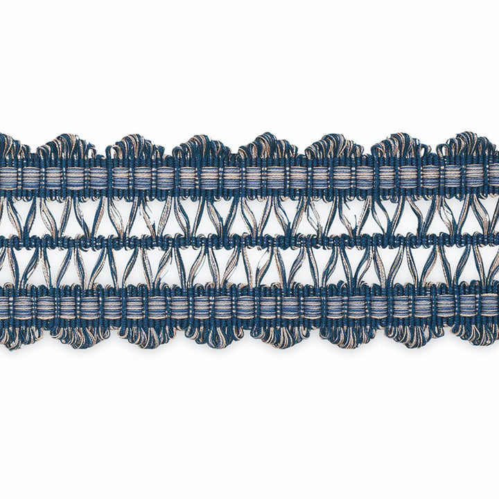Nikita Braid Marine/Taffy Multi B181-8 by Schumacher Trim SCHUMACHER TRIM PROGRAM COTTON 100% UNITED STATES OF AMERICA </p><p>Repeat: Horizontal: and Vertical: 2 - Fabric Carolina -