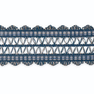 Nikita Braid Marine/Taffy Multi B181-8 by Schumacher Trim
