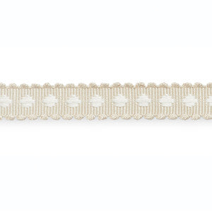 Marlis Braid Ivory/Snow B203-4 by Schumacher Trim