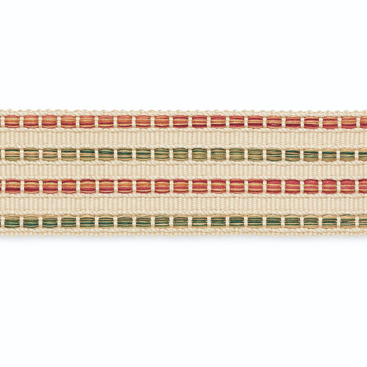 Martha Braid Sage/Berry/Beige B215-2 by Schumacher Trim SCHUMACHER TRIM PROGRAM COTTON 100% UNITED STATES OF AMERICA </p><p>Repeat: Horizontal: and Vertical: 1.375 - Fabric Carolina -