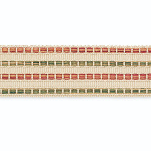 Martha Braid Sage/Berry/Beige B215-2 by Schumacher Trim
