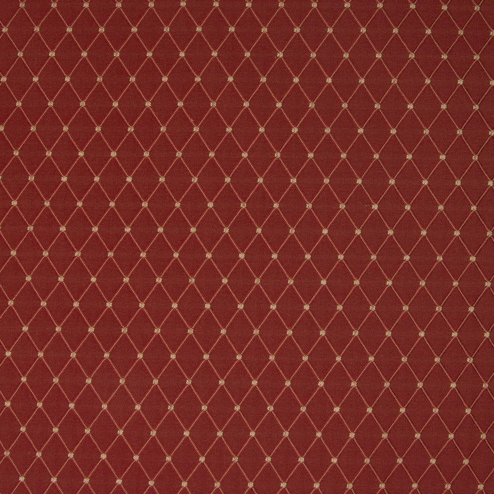 B4113 Scarlet by Greenhouse Fabric E72: Traditional Tones 100% Polyester China 30,000 double rubs </p><p>Repeat: .75" H, 1.25" V 54" - Fabric Carolina -