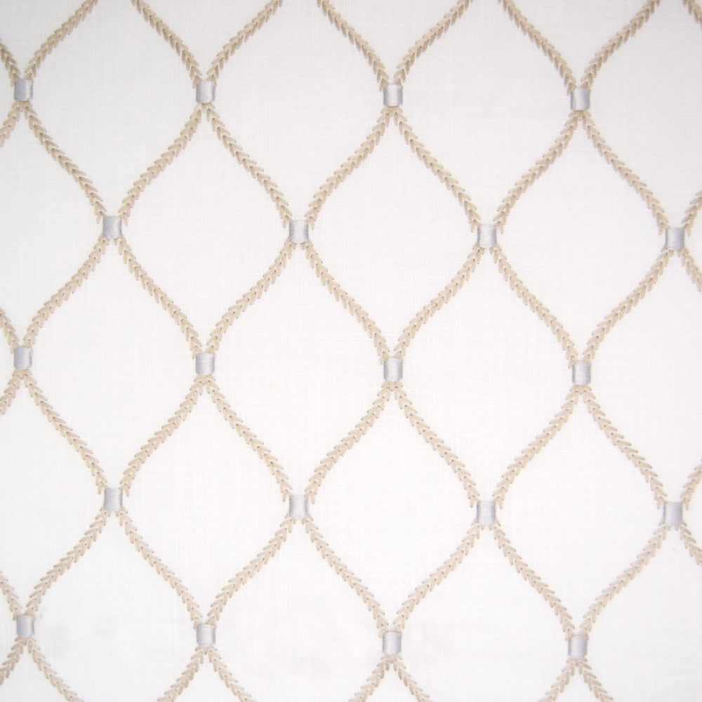 B6384 Tea Stain by Greenhouse Fabric 70% Rayon, 30% Linen With 100% Rayon Embroidery INDIA 9,000 </p><p>Repeat: 4.25" H, 6.25" V 52" - Fabric Carolina -