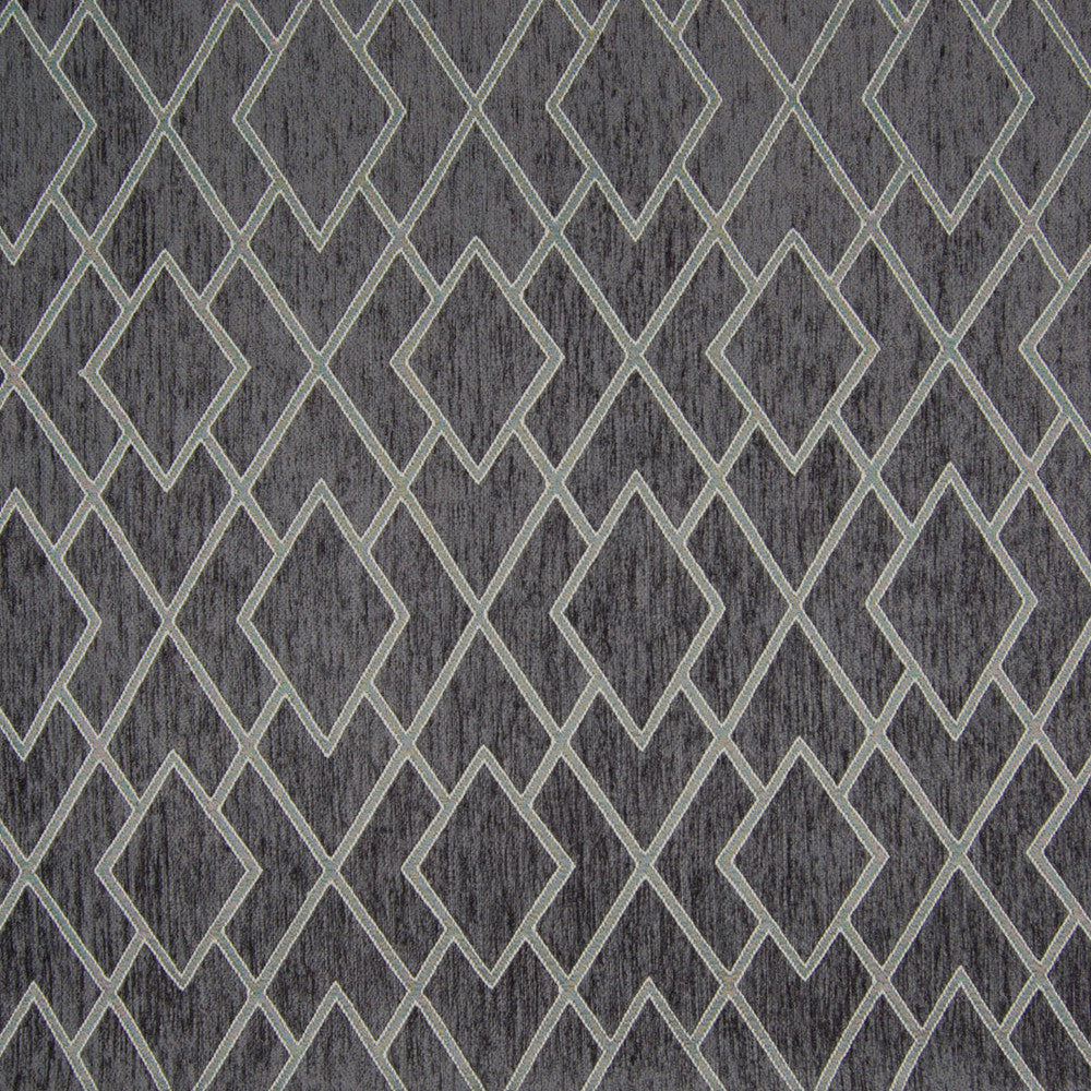 B7498 Charcoal by Greenhouse Fabric 100% Polyester CHINA 15,000 </p><p>Repeat: 7.3" H, 4.9" V 57" - Fabric Carolina -