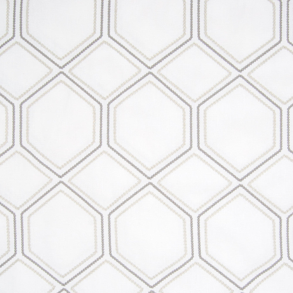 B8007 Smoke by Greenhouse Fabric 60% Polyester, 40% Cotton With 100% Polyester Embroidery India 6,000 double rubs </p><p>Repeat: 5.125" H, 6.25" V 51.5" - Fabric Carolina -
