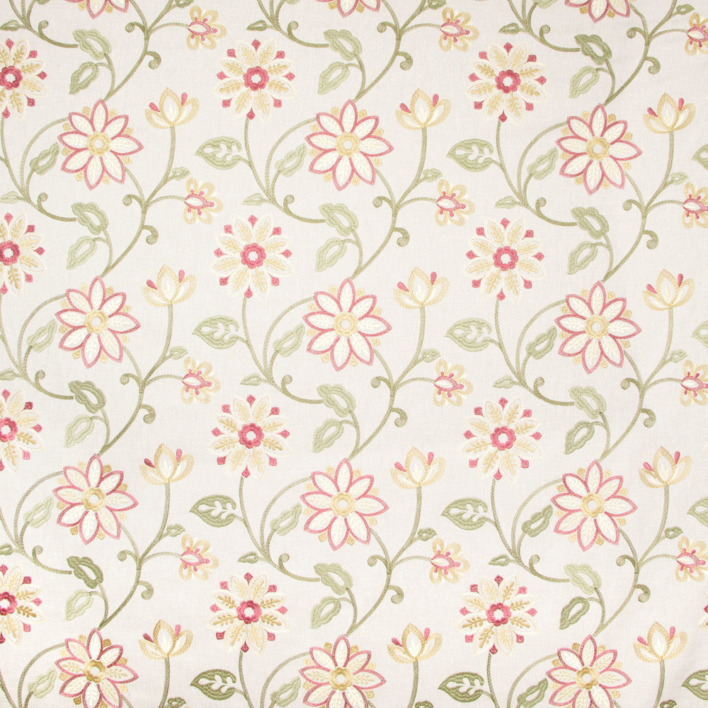 B8240 Bouquet by Greenhouse Fabric 52% Cotton, 48% Polyester With 100% Polyester Embroidery India 6,000 double rubs </p><p>Repeat: 13" H, 9" V 54" - Fabric Carolina -