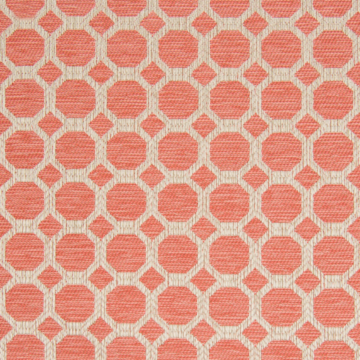 B8249 Coral by Greenhouse Fabric 100% Polyester China 55,000 double rubs </p><p>Repeat: 1.5" H, 1.5" V 58" - Fabric Carolina -