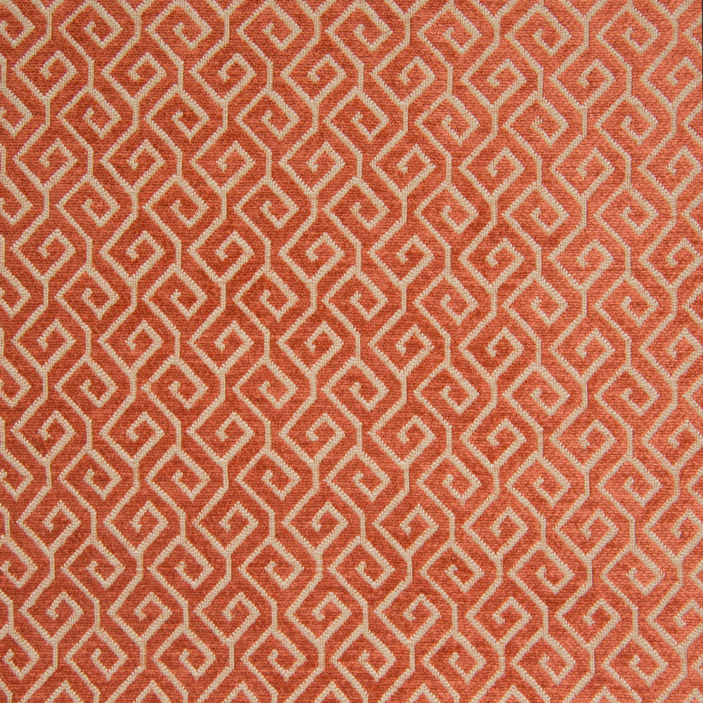 B8252 Tangerine by Greenhouse Fabric 55% Polyester Chenille, 45% Polyester China 30,000 double rubs </p><p>Repeat: 1.75" H, 1.75" V 55" - Fabric Carolina -