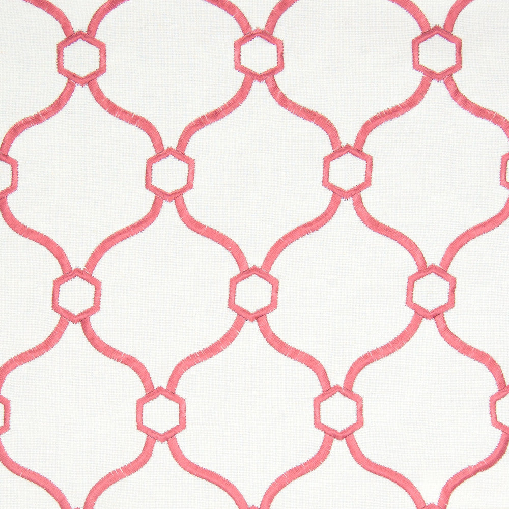 B8259 Coral by Greenhouse Fabric 38% Viscose, 31% Polyester, 31% Linen With 100% Rayon Embroidery China 6,000 double rubs </p><p>Repeat: 3.75" H, 5" V 53" - Fabric Carolina -