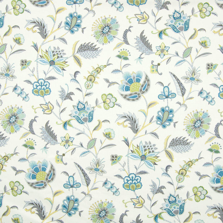 B8292 Peacock by Greenhouse Fabric 100% Cotton USA 15,000 double rubs </p><p>Repeat: 13.5" H, 27" V 54" - Fabric Carolina -