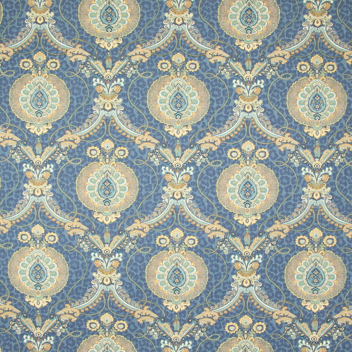 B8339 Prussian by Greenhouse Fabric 100% Cotton Uae 30,000 double rubs </p><p>Repeat: 13.5" H, 17" V 54" - Fabric Carolina -