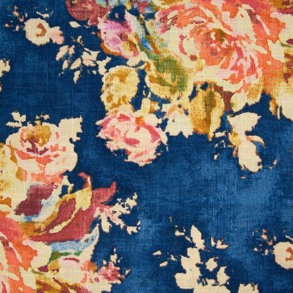 B8679 Sapphire by Greenhouse Fabric 75% Cotton, 25% Linen Pakistan 20,000 double rubs </p><p>Repeat: 27" H, 27" V 55" - Fabric Carolina -