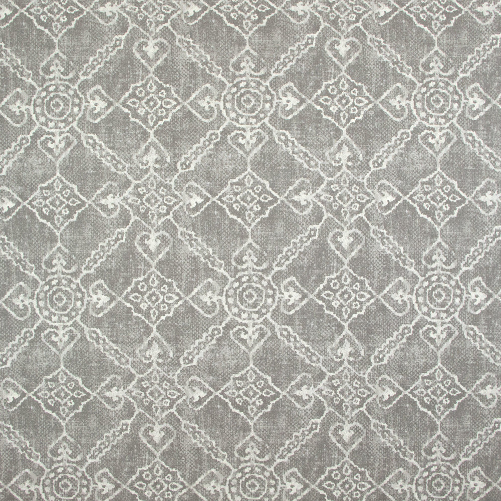 B9184 Silver by Greenhouse Fabric 100% Cotton USA 15,000 double rubs </p><p>Repeat: 13.5" H, 13.5" V 54" - Fabric Carolina -