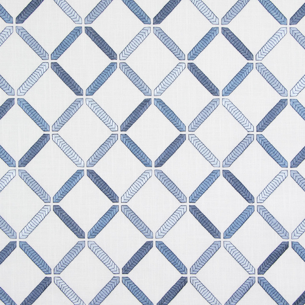 B9304 Marine by Greenhouse Fabric 73% Cotton, 27% Polyester With 100% Rayon Embroidery India 6,000 double rubs </p><p>Repeat: 9" H, 9.375" V 54" - Fabric Carolina -