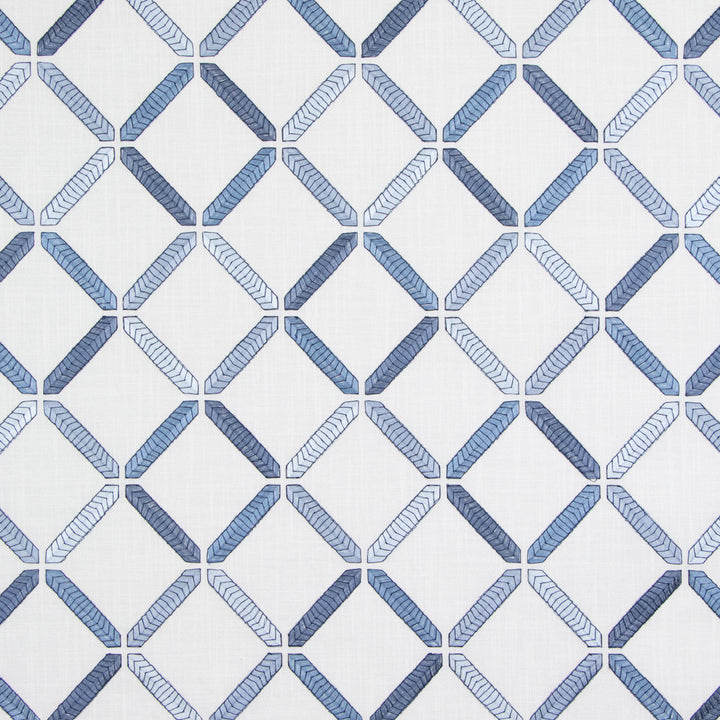 B9304 Marine by Greenhouse Fabric 73% Cotton, 27% Polyester With 100% Rayon Embroidery India 6,000 double rubs </p><p>Repeat: 9" H, 9.375" V 54" - Fabric Carolina -