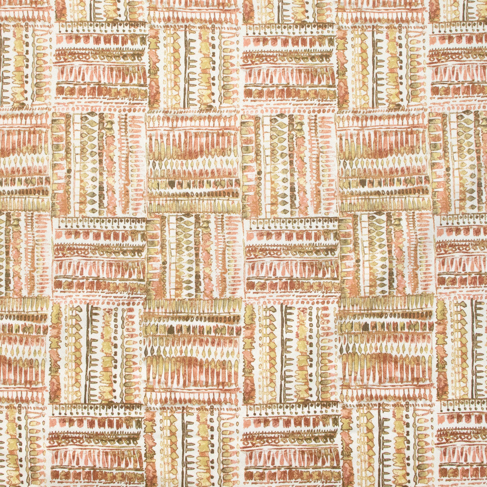 B9368 Peach Spice by Greenhouse Fabric 100% Cotton Turkmenistan 15,000 double rubs </p><p>Repeat: 13.5" H, 27" V 54" - Fabric Carolina -