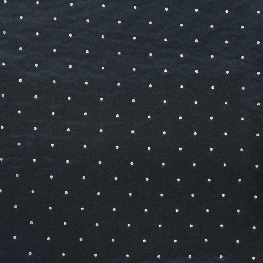 B9579 Noir by Greenhouse Fabric E34: Designer Metallics II 100% Polyester India Drapery double rubs </p><p>Repeat: 1.5" H, 1.5" V 55" - Fabric Carolina -