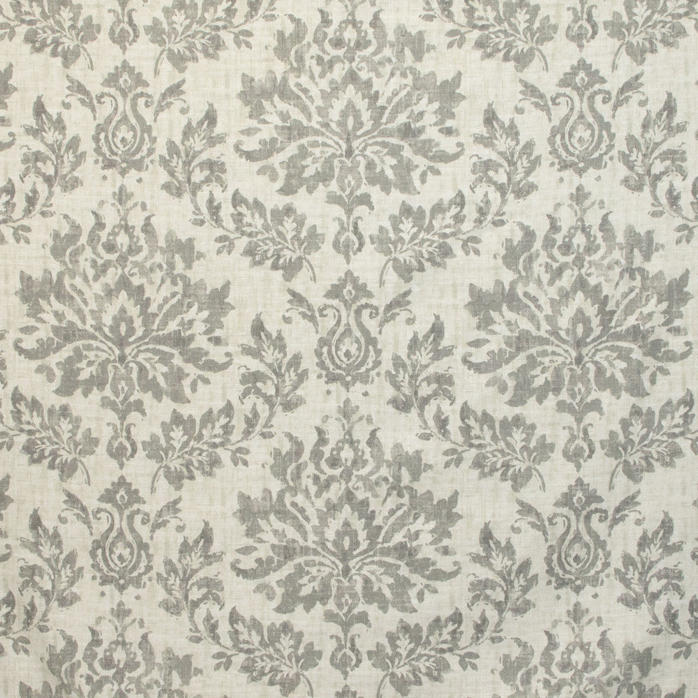 B9661 Platinum by Greenhouse Fabric 75% Cotton, 25% Linen Pakistan 50,000 double rubs </p><p>Repeat: 27.125" H, 24.75" V 56" - Fabric Carolina -