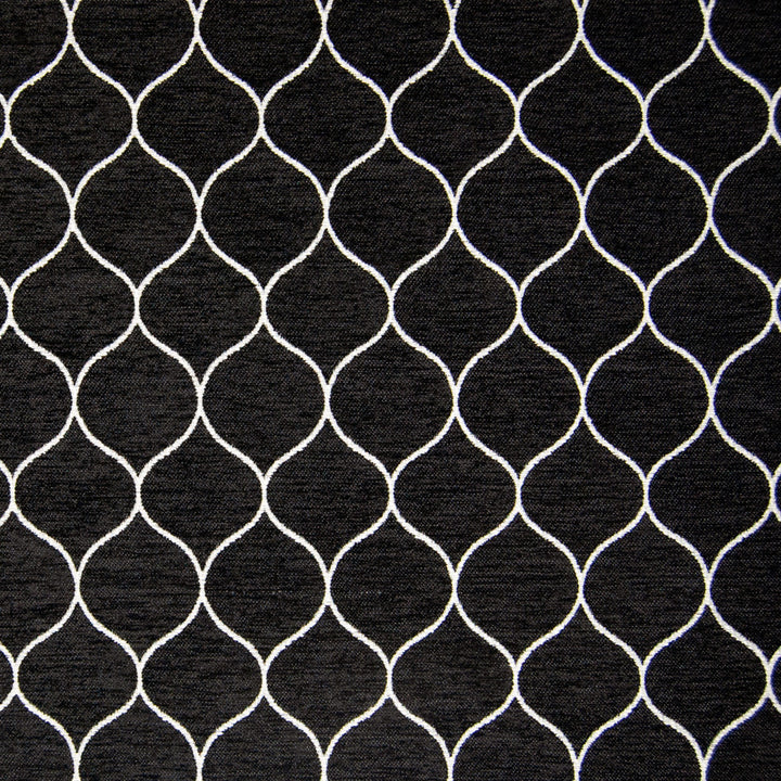 B9734 Black by Greenhouse Fabric E39: Value Upholstery 85% Polyester, 15% Cotton China 50,000 double rubs </p><p>Repeat: 2" H, 3" V 55" - Fabric Carolina -