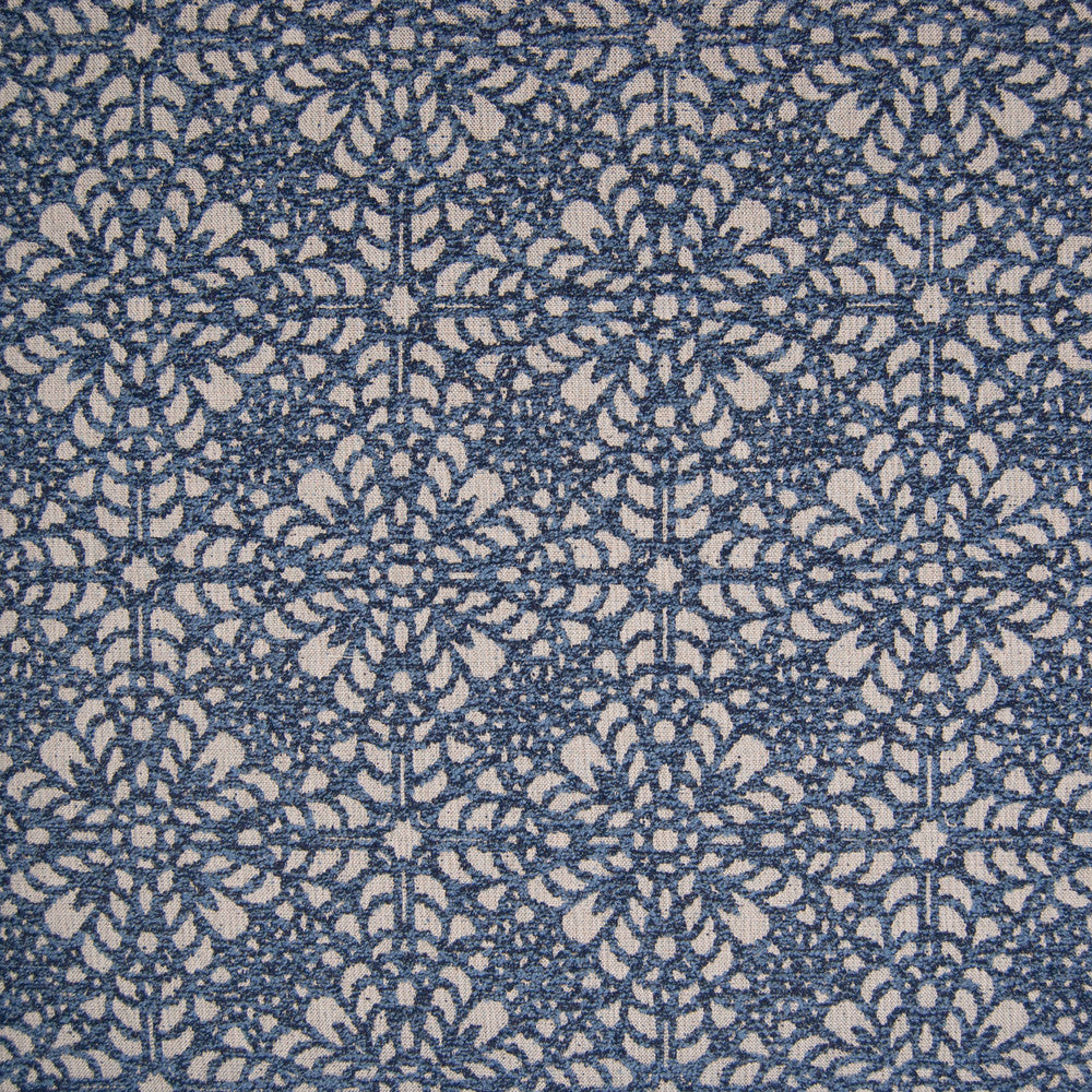 B9818 Denim by Greenhouse Fabric 100% Polyester China 50,000 double rubs </p><p>Repeat: 7.3" H, 7.7" V 57" - Fabric Carolina -