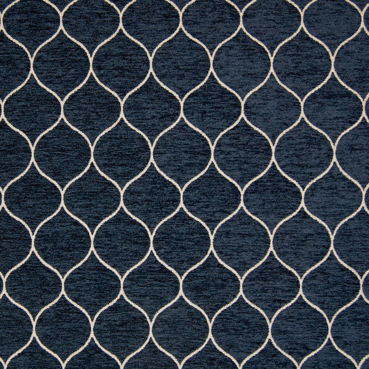 B9826 Midnight Blue by Greenhouse Designer Fabric 85% Polyester, 15% Cotton China 50,000 double rubs </p><p>Repeat: 2" H, 3" V 55" - Swanky Fabrics -