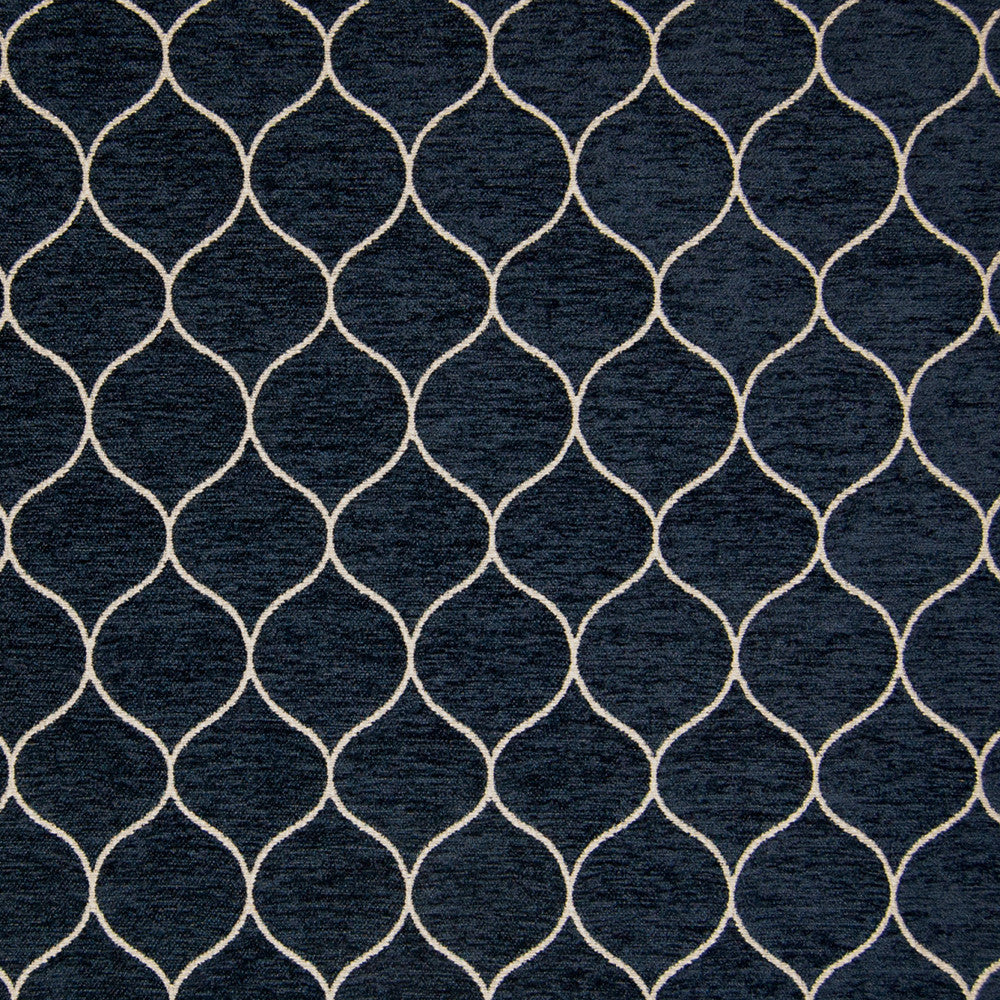 B9826 Midnight Blue by Greenhouse Fabric 85% Polyester, 15% Cotton China 50,000 </p><p>Repeat: 2" H, 3" V 55" - Fabric Carolina -