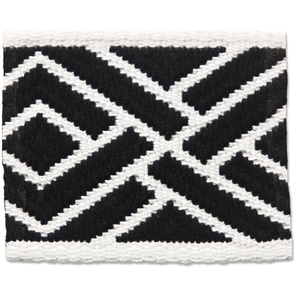 Bacall 1 Domino by Stout Trim NEW WORLD TAPES & BORDERS 100%SVI FRANCE </p><p>Repeat: 0 3 in - Fabric Carolina -