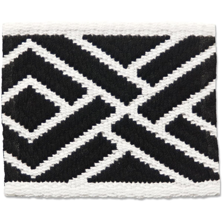 Bacall 1 Domino by Stout Trim Stout Trim Bacall 1 DominoTrim NEW WORLD TAPES & BORDERS 100%SVI FRANCE </p><p>Repeat: H: 3.000, V: 0.000 3 in - Fabric Carolina -