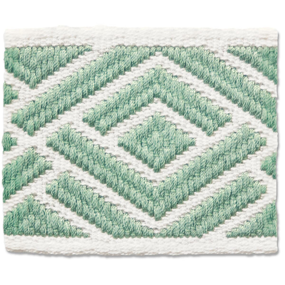Bacall 6 Spa by Stout Trim New World Tapes & Borders 100% Spun Viscose FRANCE Horizontal: 3 and Vertical: 0 3 in - Fabric Carolina -