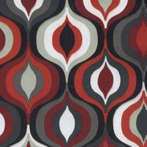 Bach Red by Norbar Fabric