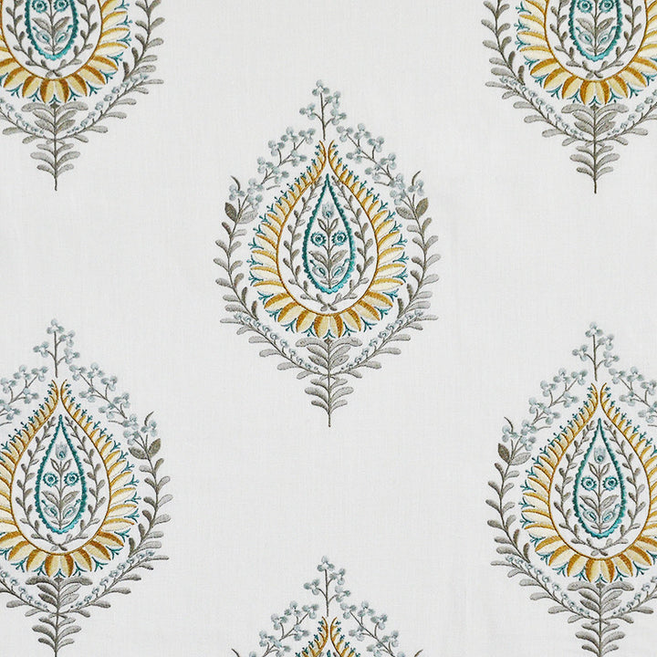 Bequest # 101 Turquoise by Maxwell Fabric COLOR WAVES-WILD OCEAN 100% LINEN
None INDIA </p><p>Repeat: Horizontal: H-17.5 and Vertical: V-15.5 54"EMB-52" - Fabric Carolina -