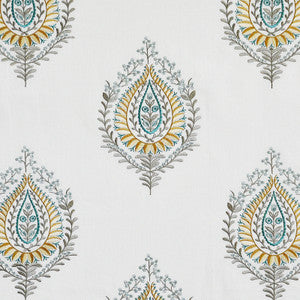 Bequest # 101 Turquoise by Maxwell Fabric