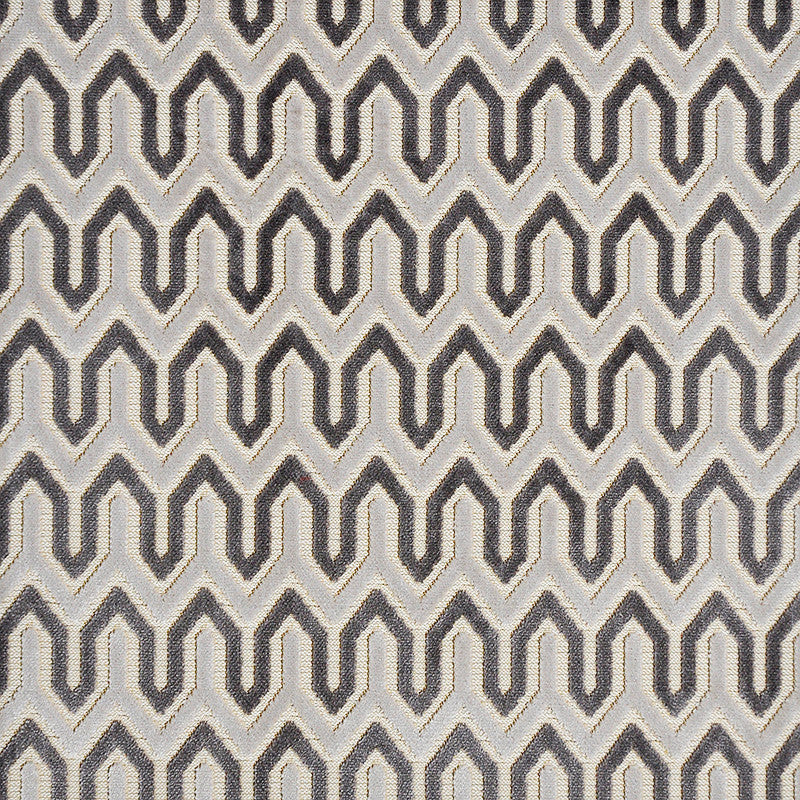 Borghese # 368 Lead by Maxwell Fabric COLOR WAVES-PRECIOUS METALS 72% VISCOSE 23% POLYESTER
5% COTTON BELGIUM </p><p>Repeat: Horizontal: H-1.7 and Vertical: V-2.7 54.3" - Fabric Carolina -