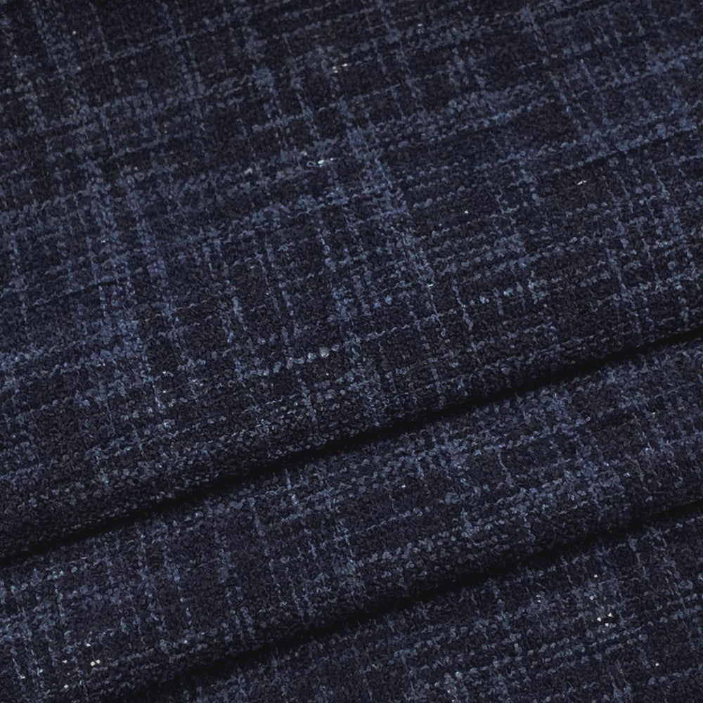 Baker Indigo by Magnolia Designer Fabric - 100 Polyester China 50000 Horizontal: 0 and Vertical: 0 56" - Swanky Fabrics -