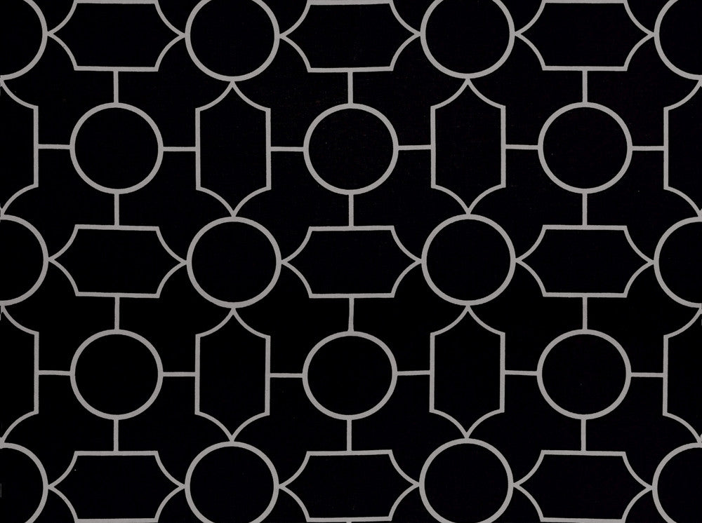 Baldwin Jet Black 93 by Covington Fabric 100% COTTON VAR 30000 Horizontal: 9 and Vertical: 9 54 - Fabric Carolina -