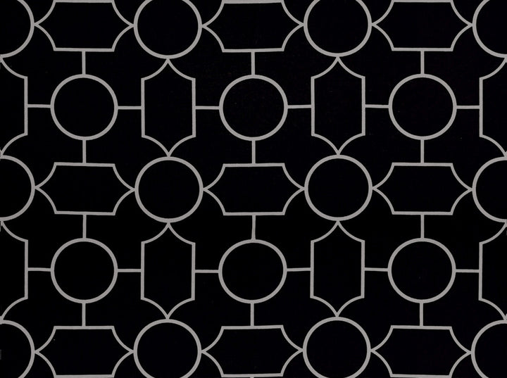 Baldwin Jet Black 93 by Covington Fabric 100% COTTON VAR 30000 Horizontal: 9 and Vertical: 9 54 - Fabric Carolina -