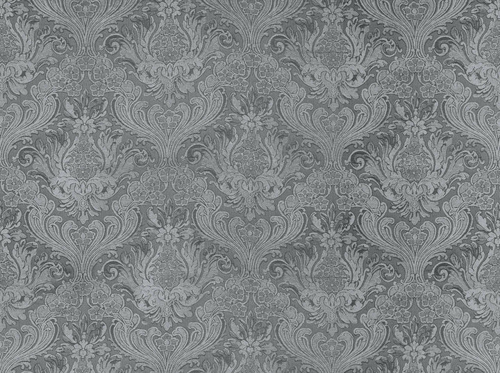 Balenciaga Gunmetal 945 by Covington Designer Fabric our website for purchase 67% Viscose/33% Polyester China 30000 Horizontal: 14" and Vertical: 19" 55" - Swanky Fabrics -