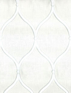 Bambi Ivory On Ivory by Norbar Designer Fabric GALLERY 55% COTTON 40% POLYESTER 7 3/4"V 4"H 54" - Swanky Fabrics -