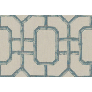 Bambu Fret Ciel by Kravet Couture Fabric