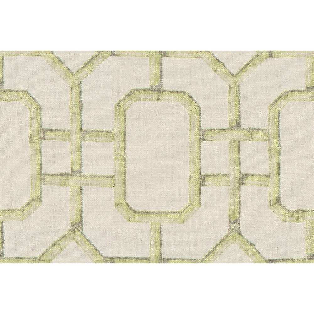 Bambu Fret Celery by Kravet Couture Fabric JAN SHOWERS GLAMOROUS LINEN - 100% China MEDIUM Horizontal: 27 and Vertical: 36 54.5 - Fabric Carolina -