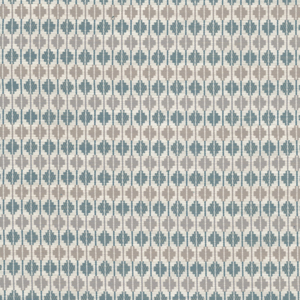Banbury 4 Shoreline by Stout Fabric Stout Fabric Banbury 4 ShorelineFabric GREAT IMPRESSIONS BLUE/SPA 100%POL USA </p><p>Repeat: H: 2.375, V: 3.875 54 in - Fabric Carolina -
