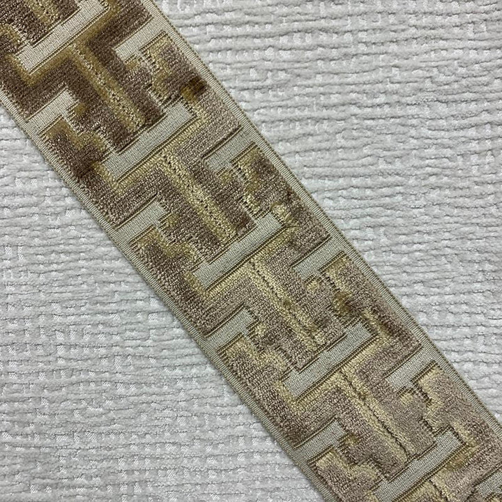 Banks Tape Jute by Magnolia Designer Trim - 31Poly/58Ray/11Lin China Horizontal: and Vertical: 3.5 - Swanky Fabrics -