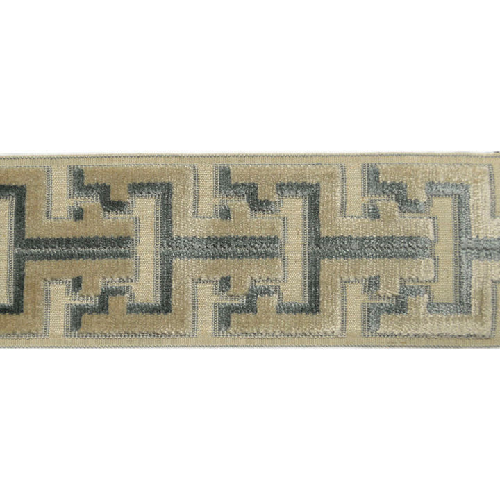 Banks Tape Sky by Magnolia Trim - 31Poly/58Ray/11Lin China Horizontal: and Vertical: 3.5 - Fabric Carolina -